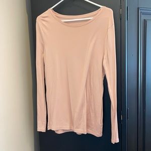 Long sleeve dusty pink t shirt like new